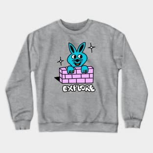 Explorer Bunny Crewneck Sweatshirt